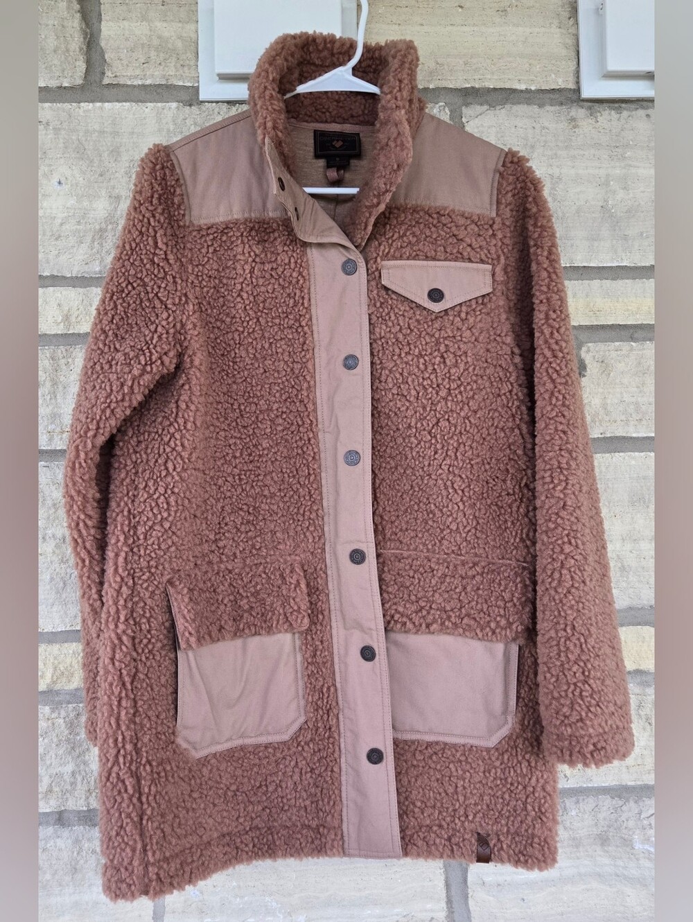Obermeyer Women Andie Sherpa Jacket Coat Teddy Gorpcore Grandma Cottage Western
